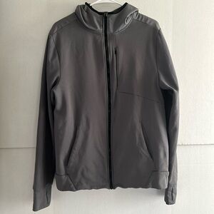 Champion C9 Full Zip Hooded Jacket Pullover Men's Size Medium Gray Pockets